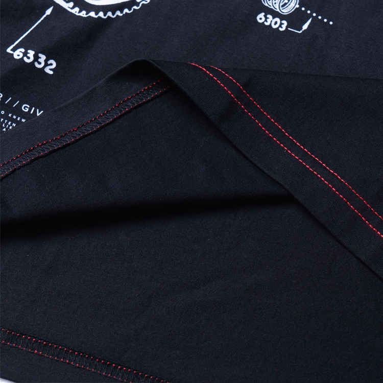 Givenchy Black Alphabet Pattern Print Crew Neck T-Shirt BM710Q3002-001 圖 7