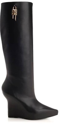 (Women) Givenchy G Lock Knee-High Wedge Boot 'Black' BE702KE1M1001 Lookbook (Women) Givenchy G Lock Knee-High Wedge Boot 'Black' BE702KE1M1001