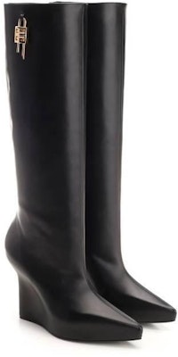 (Women) Givenchy G Lock Knee-High Wedge Boot 'Black' BE702KE1M1001 Details for (Women) Givenchy G Lock Knee-High Wedge Boot 'Black' BE702KE1M1001