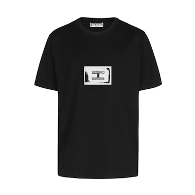 Givenchy Black Crewneck Cotton Short Sleeve T-Shirt BM70UQ3002-001