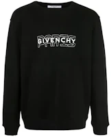 Givenchy Black Crewneck Long-Sleeve Sweatshirt with Logo BMJ04630AF-001 Givenchy Black Crewneck Long-Sleeve Sweatshirt with Logo BMJ04630AF-001