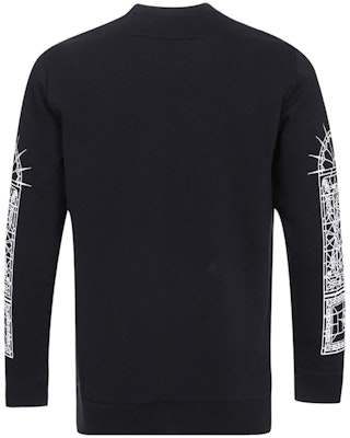 紀梵希黑色圓領圖案設計長袖衛衣 16F7365653-001 Lookbook 紀梵希黑色圓領圖案設計長袖衛衣 16F7365653-001