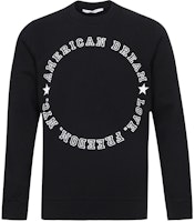 Givenchy Black Crewneck Sweatshirt with Letter Print 16F7303653-001 Givenchy Black Crewneck Sweatshirt with Letter Print 16F7303653-001