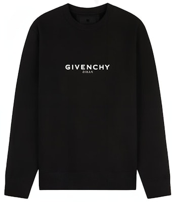 GIVENCHY 黑色圓領衛衣 號印字母徽標設計。 BMJ0CB3Y6V-001 Buy GIVENCHY 黑色圓領衛衣 號印字母徽標設計。 BMJ0CB3Y6V-001