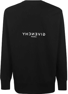 GIVENCHY 黑色圓領衛衣 號印字母徽標設計。 BMJ0CB3Y6V-001 Lookbook GIVENCHY 黑色圓領衛衣 號印字母徽標設計。 BMJ0CB3Y6V-001