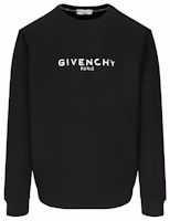Order GIVENCHY 黑色圓領印花標誌衛衣 BM700U30AF-001