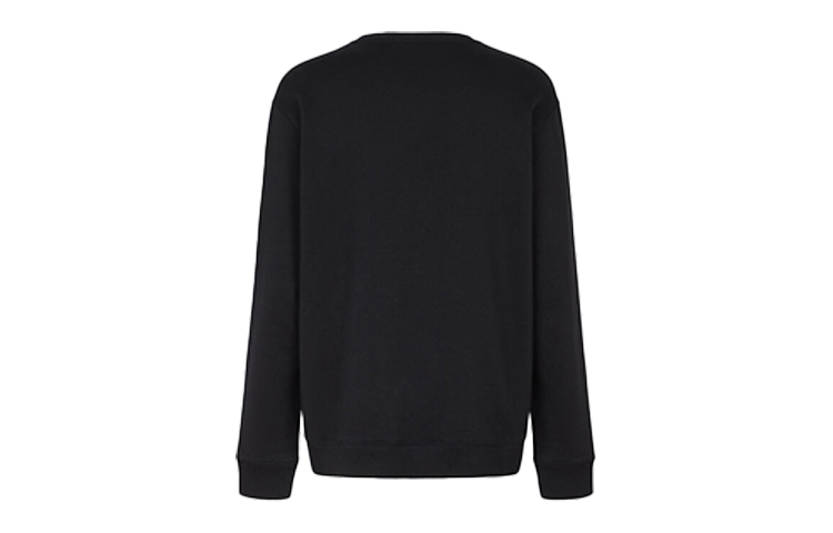 Lookbook GIVENCHY 黑色印花Logo圓領長袖上衣 BMJ07Z30AF-001