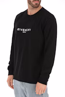 Purchase GIVENCHY 黑色圓領印花標誌衛衣 BM700U30AF-001