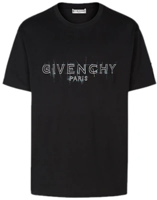 纪梵希黑色图案印花圆领短袖T恤 BM70ZQ3002-001 Order 纪梵希黑色图案印花圆领短袖T恤 BM70ZQ3002-001