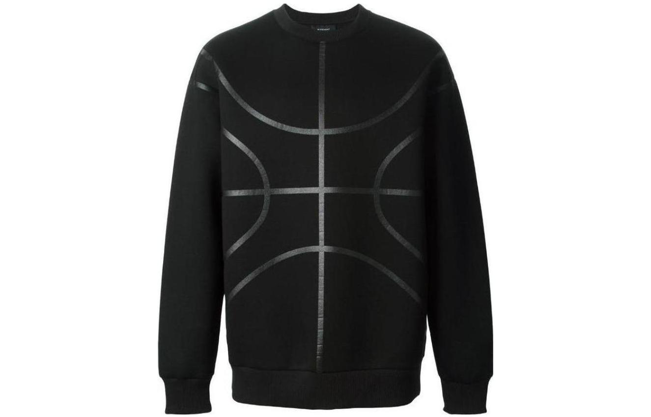 Givenchy Black Graphic Print Crewneck Sweatshirt 14W7225656-001