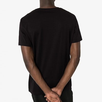 GIVENCHY Baju T-Shirt Hitam Logo Tulisan Bersulam Kapas BM70RL3002-001 Purchase GIVENCHY Baju T-Shirt Hitam Logo Tulisan Bersulam Kapas BM70RL3002-001