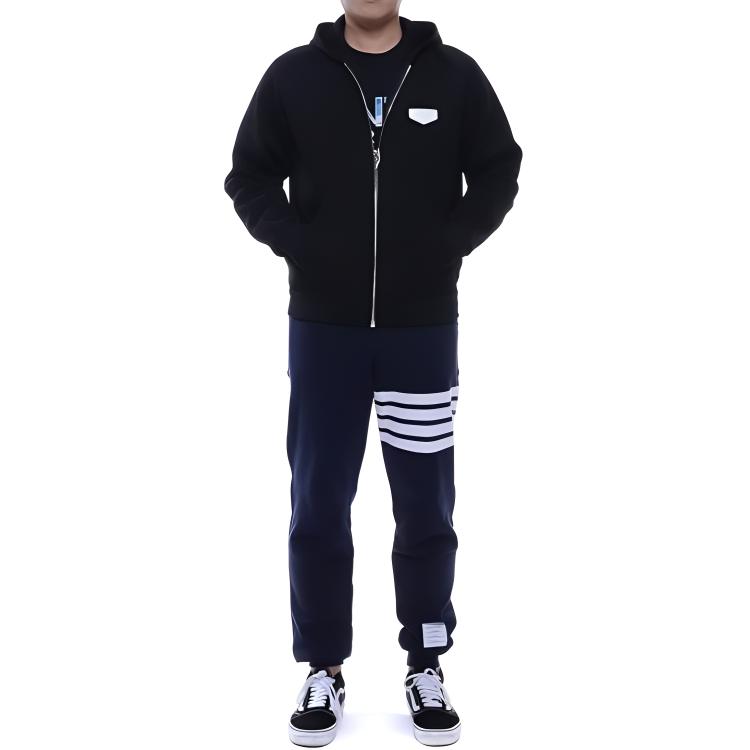 Givenchy Black Hooded Zip-Up Jacket 17F7204682-001