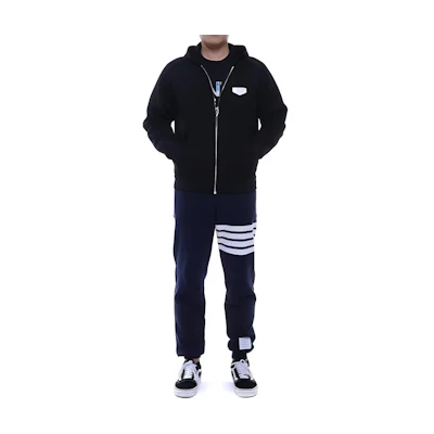Givenchy Black Hooded Zip-Up Jacket 17F7204682-001