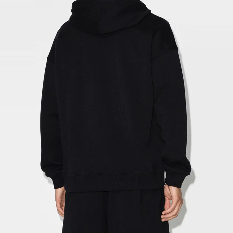 GIVENCHY Black Hoodie with Colorful Letter Trim BMJ07D30AF-001 圖 5