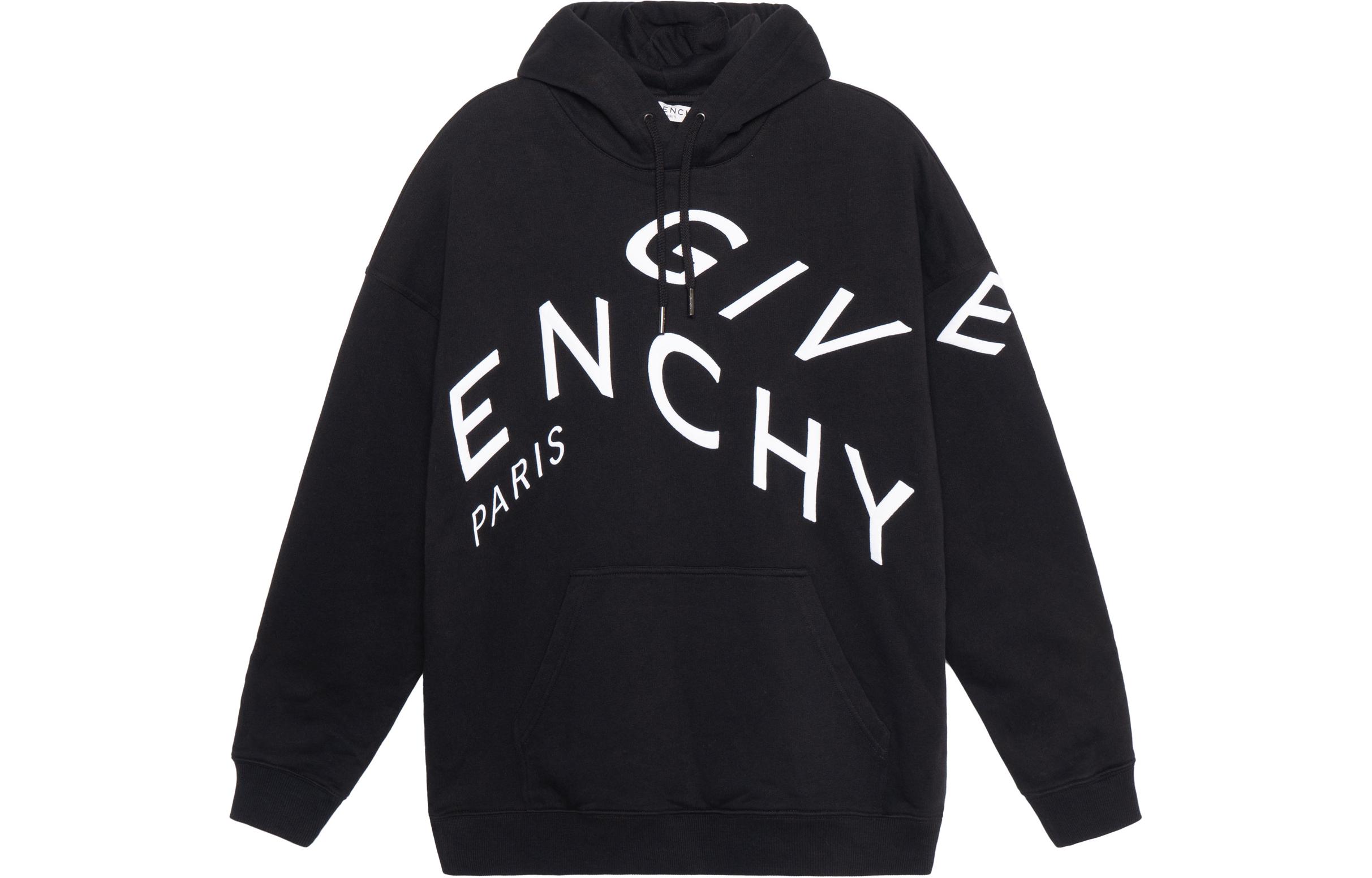 Order Sudadera Negra Givenchy con Bordado de Logo y Letras BMJ07G30AF-004