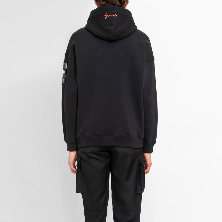 Givenchy Black Hoodie with Printed Logo BMJ08V30AF-001 圖 4