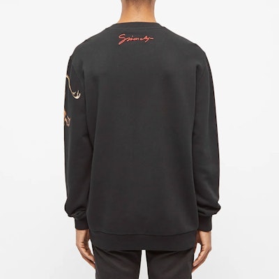 Sudadera Negra con Gráfico de León GIVENCHY BM70EE30AF-001 Purchase Sudadera Negra con Gráfico de León GIVENCHY BM70EE30AF-001