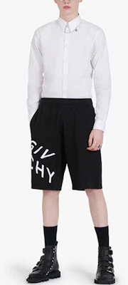 Givenchy Celana Pendek Santai Pinggang Sedang Logo Hitam Bordir BM50MW30AF-004 Purchase Givenchy Celana Pendek Santai Pinggang Sedang Logo Hitam Bordir BM50MW30AF-004