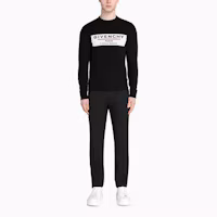 Lookbook Givenchy 黑色標誌羊毛針織毛衣 BM90BT406B-973