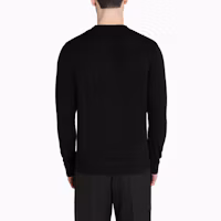 Purchase Givenchy 黑色標誌羊毛針織毛衣 BM90BT406B-973