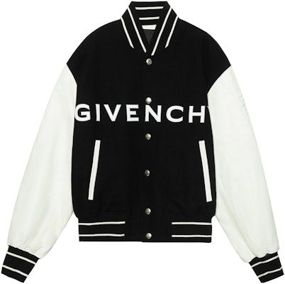 GIVENCHY Black Logo Print Bomber Jacket. BM00QR611V-004 Order GIVENCHY Black Logo Print Bomber Jacket. BM00QR611V-004