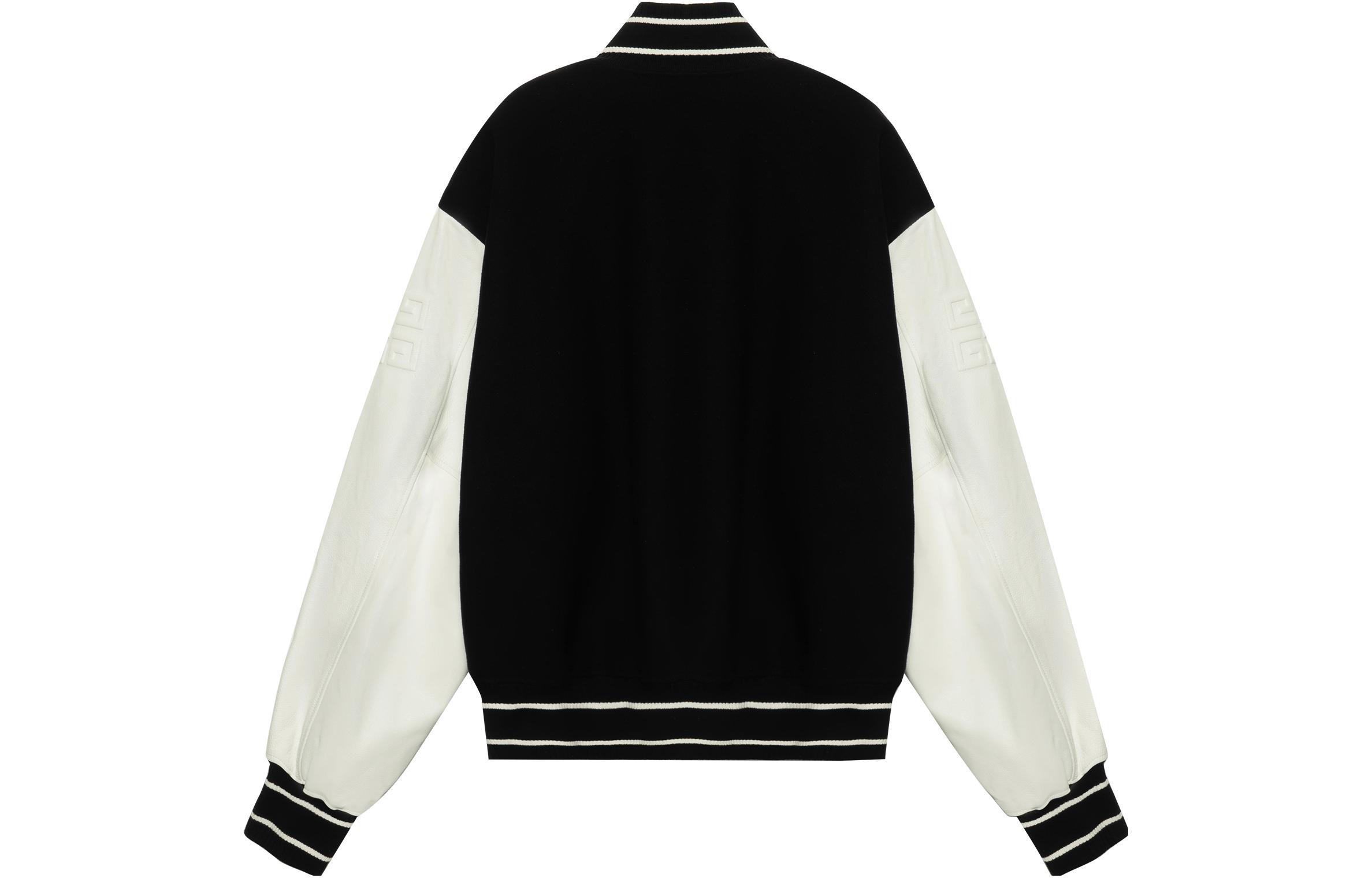 Lookbook 紀梵希 黑色Logo印花飛行夾克. BM00QR611V-004