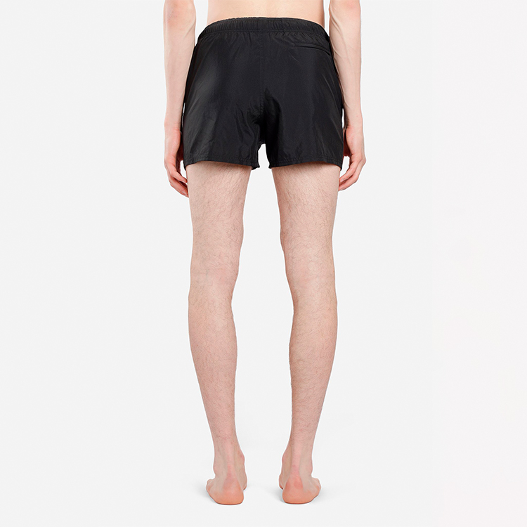 Purchase Givenchy Black Logo Print Mid-Rise Slim Casual Shorts BMA0061Y5N-001