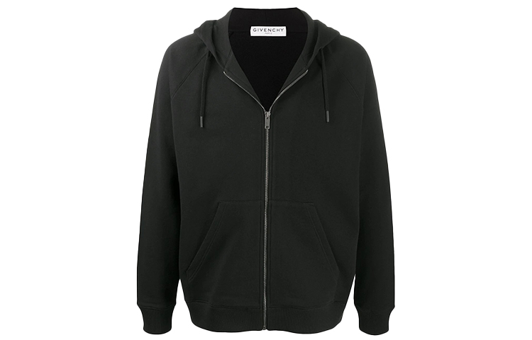 Order GIVENCHY 黑色Logo印花套頭衛衣 BMJ08030AF-001