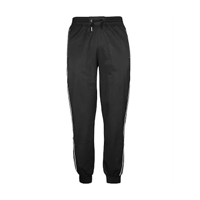 Givenchy Black Logo Print Solid Side Tape Sweatpants. BM50HQ300B-001