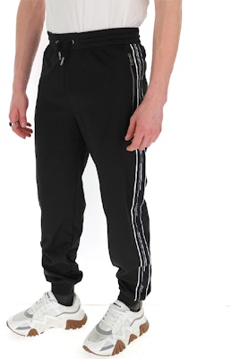 지방시 블랙 로고 프린트 사이드 테이프 스웨트팬츠. BM50HQ300B-001 Shop 지방시 블랙 로고 프린트 사이드 테이프 스웨트팬츠. BM50HQ300B-001