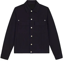 Order Givenchy Black Logo Studded Single-Breasted Long Sleeve Jacket BM00Q650KK-001
