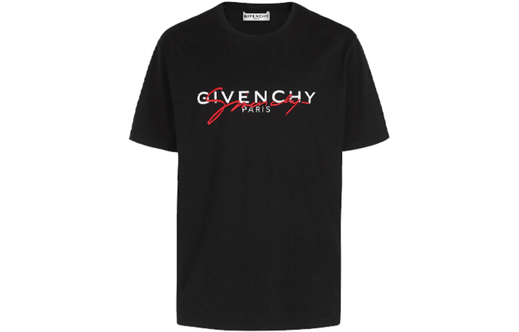 GIVENCHY Black Logo T-Shirt BM70UK3002-009