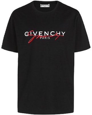 ジバンシィ ブラック ロゴ Tシャツ BM70UK3002-009 Buy ジバンシィ ブラック ロゴ Tシャツ BM70UK3002-009