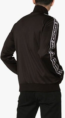 纪梵希黑色标志条纹拉链运动夹克 BM7006300B-001 Purchase 纪梵希黑色标志条纹拉链运动夹克 BM7006300B-001