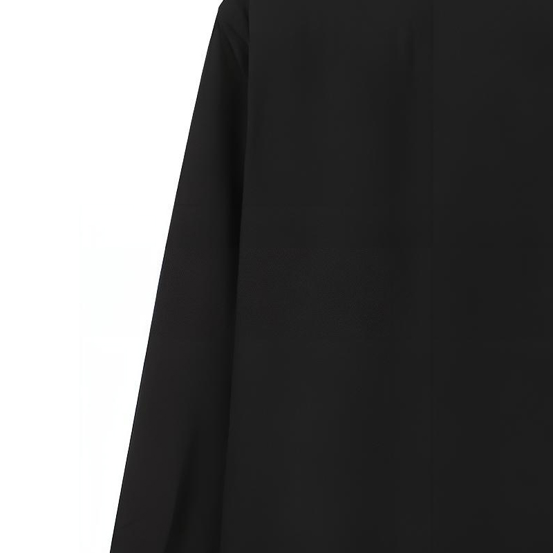 Sizing GIVENCHY Kemeja Lengan Panjang Hitam dengan Logo Metalik. BM60QK109F-001