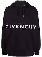 Order GIVENCHY Black Loose Fit Hoodie with Letter Logo Design. BMJ0C93Y69-001