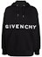 Order GIVENCHY Hoodie Hitam Longgar dengan Rekaan Logo Huruf. BMJ0C93Y69-001