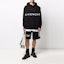 Purchase GIVENCHY Hoodie Hitam Longgar dengan Rekaan Logo Huruf. BMJ0C93Y69-001
