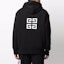 Details for GIVENCHY Hoodie Hitam Longgar dengan Rekaan Logo Huruf. BMJ0C93Y69-001