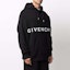 Sizing GIVENCHY Hoodie Hitam Longgar dengan Rekaan Logo Huruf. BMJ0C93Y69-001