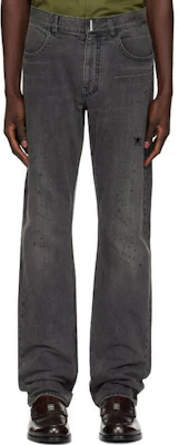 Givenchy Jeans Negros Rectos de Tiro Medio con Cremallera para Hombre. BM50UY5YAG-001 Shop Givenchy Jeans Negros Rectos de Tiro Medio con Cremallera para Hombre. BM50UY5YAG-001