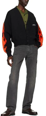 Givenchy Jeans Negros Rectos de Tiro Medio con Cremallera para Hombre. BM50UY5YAG-001 Purchase Givenchy Jeans Negros Rectos de Tiro Medio con Cremallera para Hombre. BM50UY5YAG-001