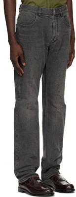 Givenchy Jeans Negros Rectos de Tiro Medio con Cremallera para Hombre. BM50UY5YAG-001 Details for Givenchy Jeans Negros Rectos de Tiro Medio con Cremallera para Hombre. BM50UY5YAG-001