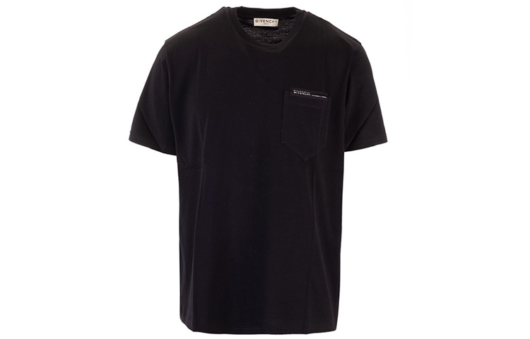 Givenchy Black Pocket Logo Crewneck T-Shirt BM70VA3002-001 圖 2