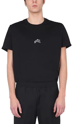 纪梵希黑色反光字母刺绣休闲T恤 BM710S3002-001 Purchase 纪梵希黑色反光字母刺绣休闲T恤 BM710S3002-001