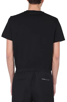 纪梵希黑色反光字母刺绣休闲T恤 BM710S3002-001 Details for 纪梵希黑色反光字母刺绣休闲T恤 BM710S3002-001