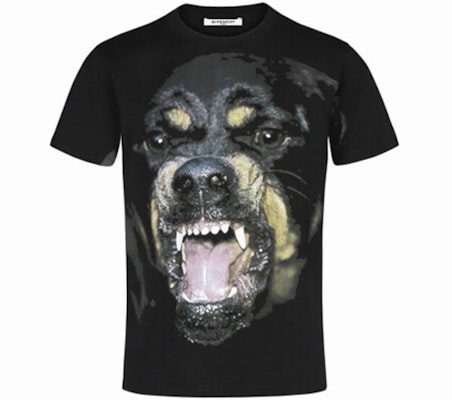 Camiseta Ajustada de Algodón GIVENCHY Negra con Estampado de Perro Rottweiler BM705K3Y1P-001 Order Camiseta Ajustada de Algodón GIVENCHY Negra con Estampado de Perro Rottweiler BM705K3Y1P-001