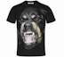 Order Camiseta Ajustada de Algodón GIVENCHY Negra con Estampado de Perro Rottweiler BM705K3Y1P-001