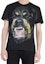 Shop Camiseta Ajustada de Algodón GIVENCHY Negra con Estampado de Perro Rottweiler BM705K3Y1P-001