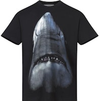 Givenchy Black Shark Print Slim Fit Crew Neck T-Shirt BM70483Y0H-001 Givenchy Black Shark Print Slim Fit Crew Neck T-Shirt BM70483Y0H-001